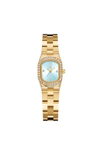 LOUIS RIVEL Women's Watch LR 2471 Gold Sky Blue Dial