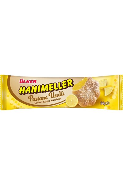 Ülker HANIMELLER Limon Soslu Rulo Kurabiye - 94 gram - 18 Adet