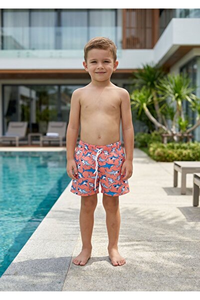 Mayom Σορτς κολύμβησης για αγόρια με στάμπα-26966