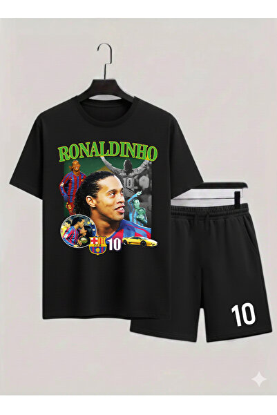 MAGORS Ronaldinho Gaúcho Baskili %100 Cotton Crewneck Children's T-Shirt-Shor...