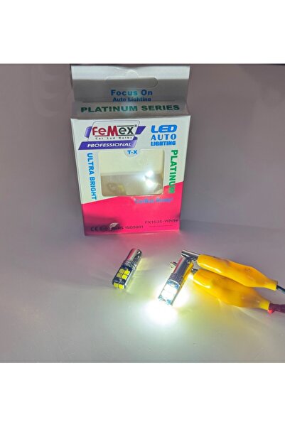 FEMEX Platinum Beyaz H21W BAY9S 10 Smd 3030 Chip Led Ampul