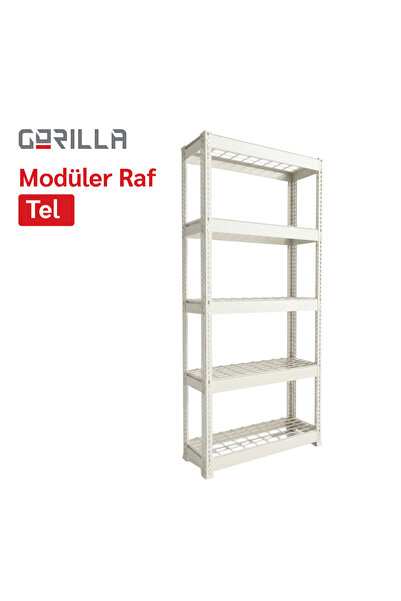 Gorilla Racking Gorilla Modüler Raf / Tel / Beyaz