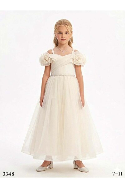 MİSS HELİNA Abiye 3348 Krem