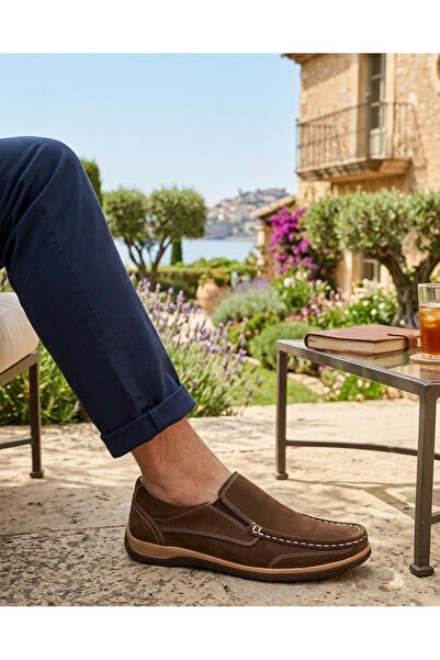 VARLIK AYAKKABI Genuine Nubuck Leather Summer Shoes
