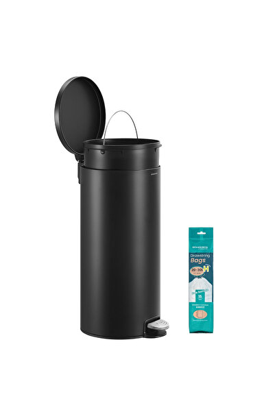 SONGMICS Κάδος απορριμμάτων με πεντάλ και καπάκι με μηχανισμό απαλού κλεισίμα...