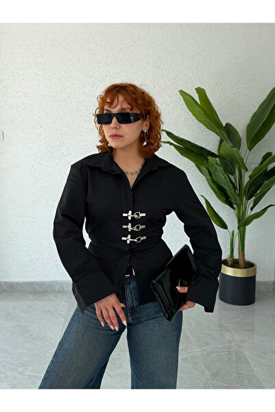 Bak'ap Πουκάμισο Premium Trend με Σχέδιο Κοκάλινης Επένδυσης και Γάντζους