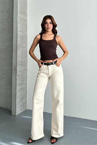 macharel jeans Women's High Waist Jean Jeans Palazzo Pants