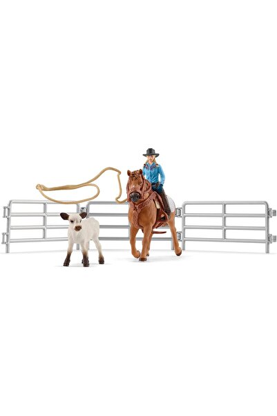 SCHLEICH فريق رعايات البقر: متعة التحكم بالخيول 42577