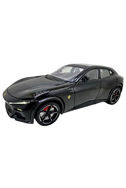 JPT Φεράρι Πουροσάνγκουε 1:24 Χυτό Μοντέλο Μαύρο, Φώτα