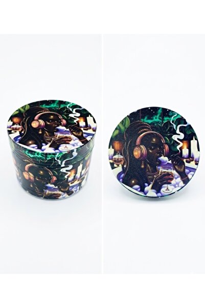 BGA Limited Edition 50mm Grinder Spice Grinder Mill Thick Metal with Pollen T...