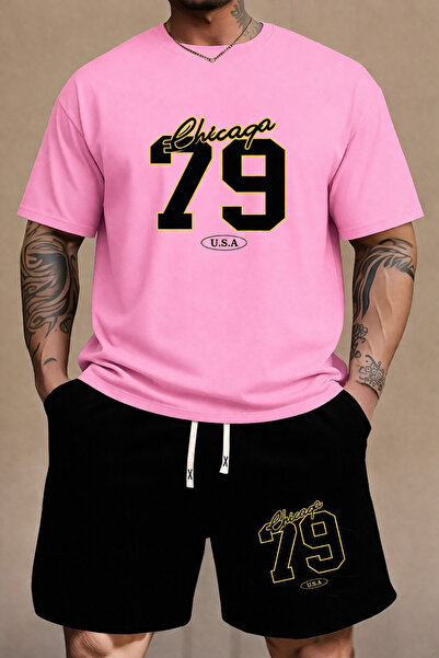 DAXİS Sportwear Company Ανδρικό σετ 2 τεμαχίων: Σορτς και μπλουζάκι