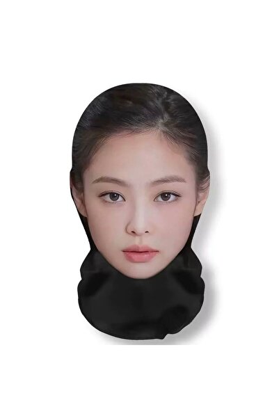Plankton Tasarım Blackpink Jennie 3 Boyutlu Nefes Alabilen Ünlü Maskesi