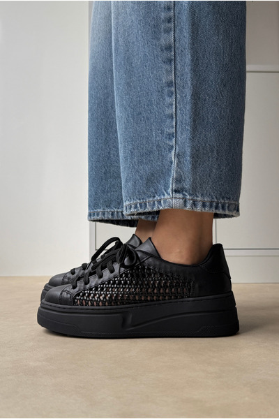 Mupa Shoes Γυναικεία Αθλητικά Παπούτσια ΜΑΥΡΑ