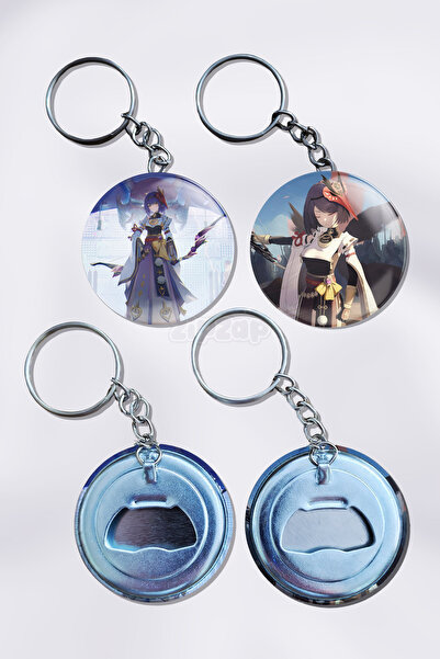 ZipZap Σάρα Genshin Impact Διακοσμητικό Μπρελόκ για Τσάντα (2 ΤΕΜ)