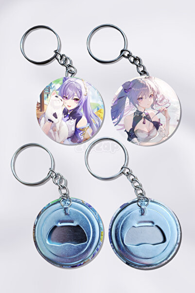 ZipZap Κεκίνγκ Γκένσιν Ίμπακτ Διακοσμητικό Μπρελόκ για Τσάντα (2 ΤΕΜ)