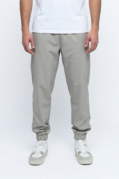INFLUYENTE Men's Gray Summer Ultra Thin Parachute Fabric Relaxed Fit Zipper P...
