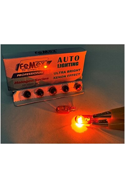 FEMEX T10 W5W Park Aydınlatma Naturel Turuncu 10'lu Paket