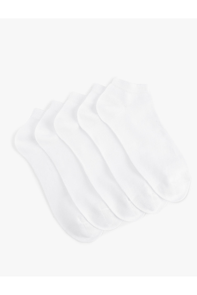 Koton Basic Cotton 5-Piece Booties Socks Set
