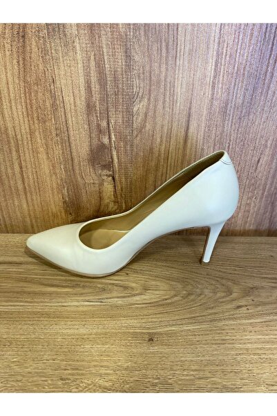 NİSH EXCLUSİVE Women's Genuine Leather Heeled Shoes