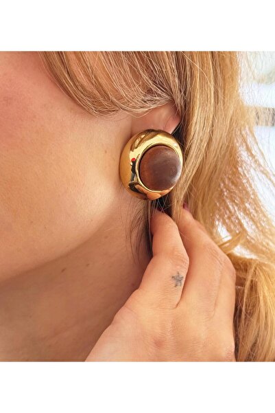 Amber Halo Küpe