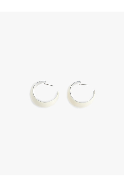 Koton Steel Hoop Earrings