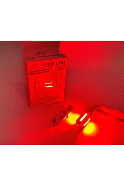 FEMEX Platinum Çift Duy Kırmızı P21W 1157 15W Led Ampul