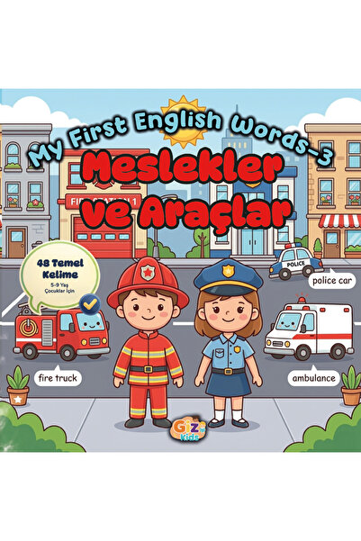 Giz Kitap My First English Words-2 (Meslekler ve Araçlar)