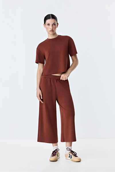 LEFTIES Dökümlü culotte pantolon