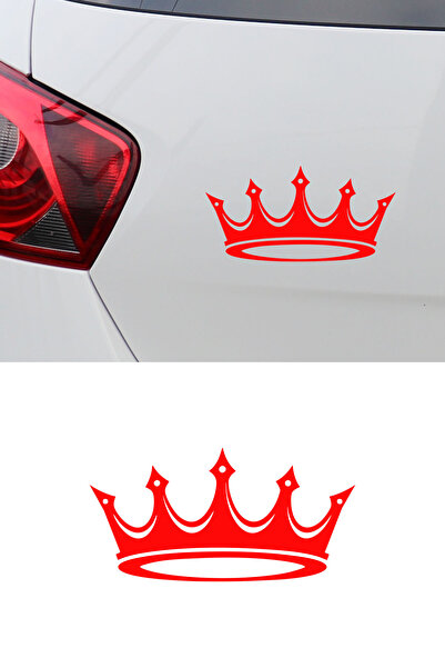 New Jargon King's Crown Car Sticker - Royal Crown Vehicle Sticker - Motor Sti...