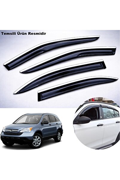 caraks Honda CRV Mügen Cam Rüzgarlığı ABS Krom Nikelajlı Cam Rüzgarlığı 2007-...