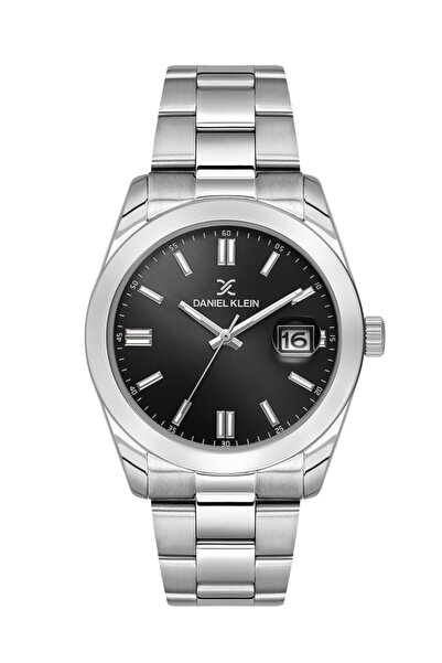 Daniel Klein Dk.3.10011-2 5 Atm Water Resistant Curved Calendar Steel Plated ...