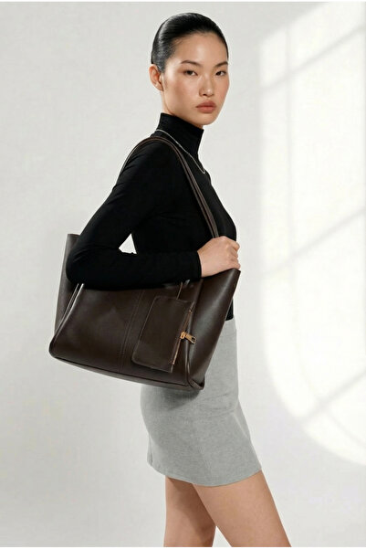 HAKKE Γυναικεία τσάντα ώμου μεγάλου μεγέθους