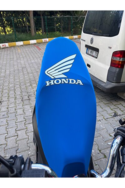 Utku Giyim HONDA LOGOLU LİKRALI MOTOSİKLET SELE KILIFI SAKS MAVİ RENK (BASKI ...