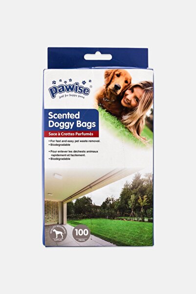 Pawise 100 Pieces Scened Doggy Bags