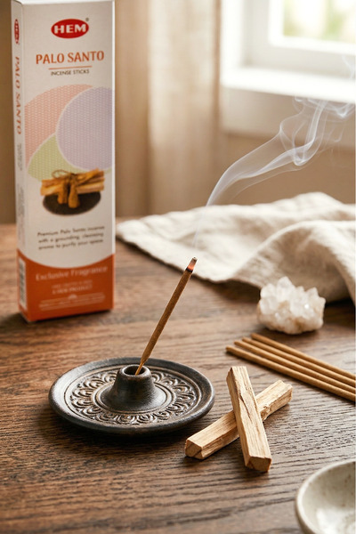 memyap Palo Santo Kokulu Masala Tütsü - %100 Doğal ve Organik Premium Bambu Çubuk Tütsü