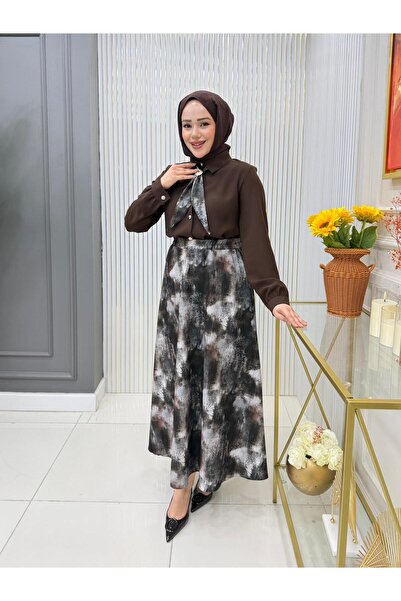 GK Σετ με φουλάρι και φούστα