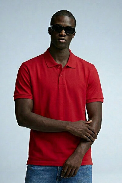 MATERIAL Ανδρικό μπλουζάκι με κοντό μανίκι, χαλαρή εφαρμογή, μπορντό χρώμα κα...