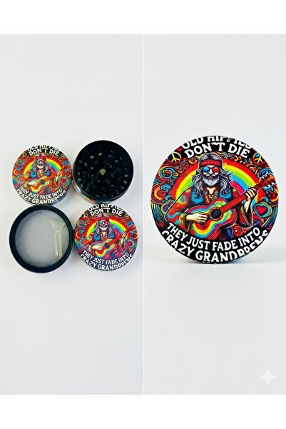BGA Limited Edition 50mm Grinder Spice Grinder Mill Thick Metal with Pollen T...