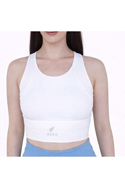 Aera Fit Bustiera Alba Sport Premium