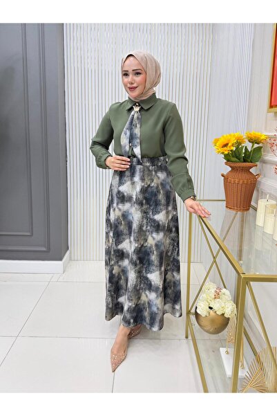 GK Σετ με φουλάρι και φούστα