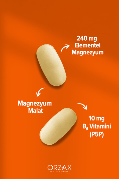 Ocean ExtraMag Magnezyum Malat + P5P 60 Tablet