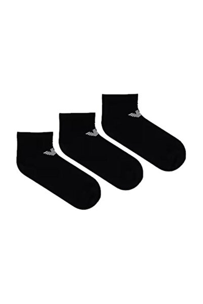 Emporio Armani Ανδρικές βαμβακερές κάλτσες Jacquard με λογότυπο Eagle, χαμηλέ...