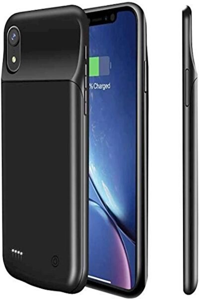 Generic حافظة بطارية واقية لهاتف أبل آيفون XR باللون الأسود