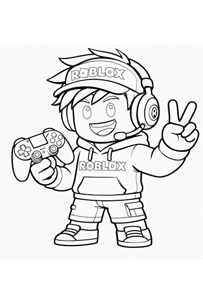 Roblox CARTE DE COLORAT 50 Pagini A4 COPERTI LAMINATE