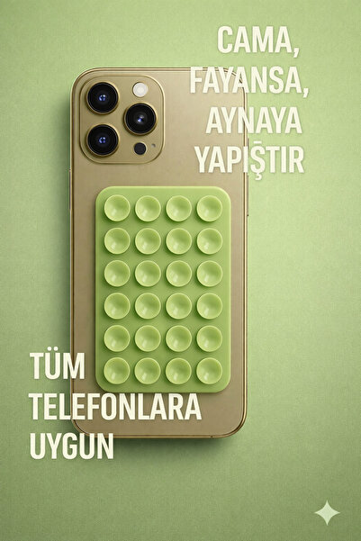 Case collection Telefon Tutucu Vantuz Slikon Vakumlu Cep Telefonu İçin Yapışk...