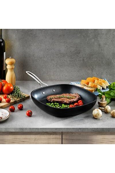Schafer Gastronomie Master Granit Tava 26 Cm - Siyah TKEBT Siyah