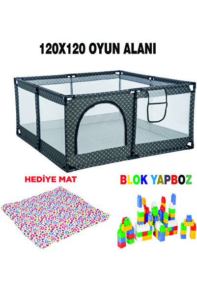 liabebek Icon Koruyucu Bebek Ve Çocuk Oyun Alanı 120x120cm Oyuncaklı