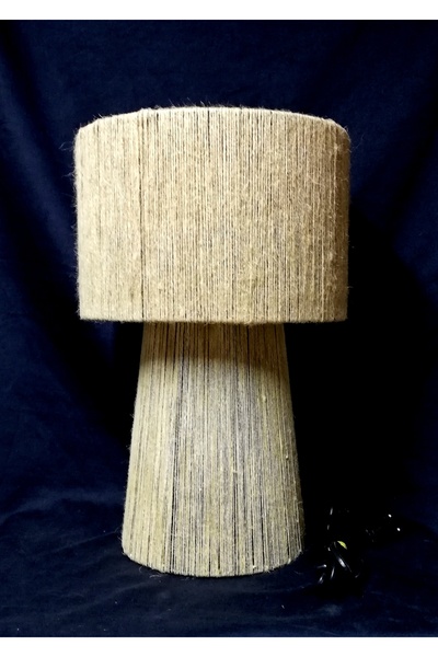 TEKAY AYDINLATMA Jute Rope Knitted Lampshade