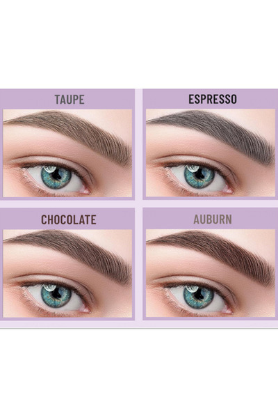SECRET LİFT قلم الحواجب، مجموعة فرشاة ميكروبلادينج السائلة ذات الزوايا المربعة، قلم الحواجب ثلاثي الأبعاد، (بني)