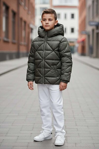 benitto kids Παιδικό αγορίστικο παλτό που φουσκώνει 51378